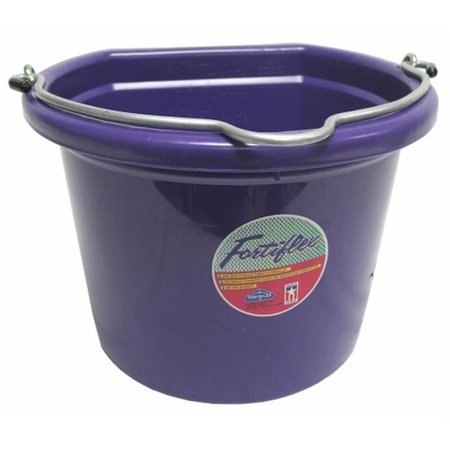 FORTRESS INDUSTRIES LLC Fortex Industries Inc Flatback Bucket- Purple 8 Quart - FB-108 PURPLE 383588